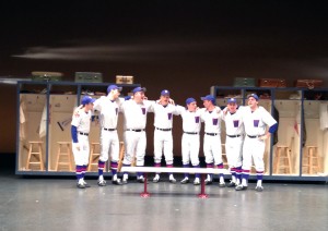 The cast performs the song “Heart” from “Damn Yankees” for the WDRB Fox 41 Morning Show on Wednesday, Nov. 13. 