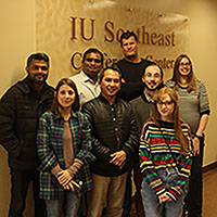 International delegation visits IU Southeast on eve of elections