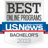 US News & World Report Badge for Online Programs