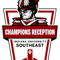 Champions Reception logo featuring the IU Southeast Grenadier image
